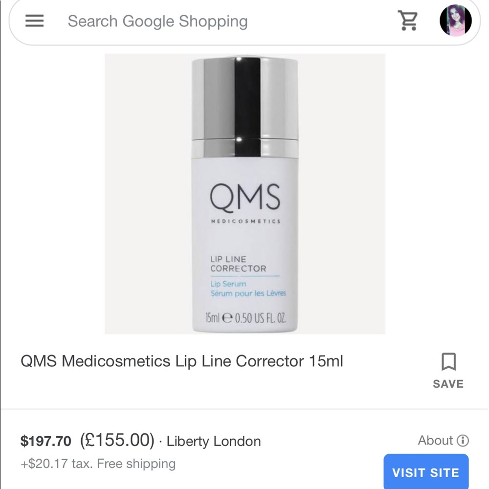 QMS Medicosmetics lip line corrector
